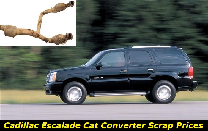 cadillac escalade cat converter scrap price